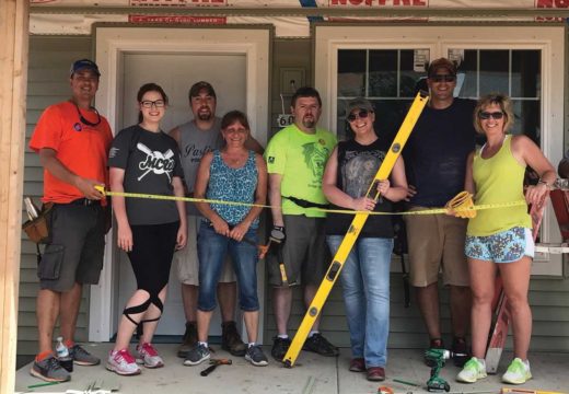 Continental Team Hammers for Habitat for Humanity