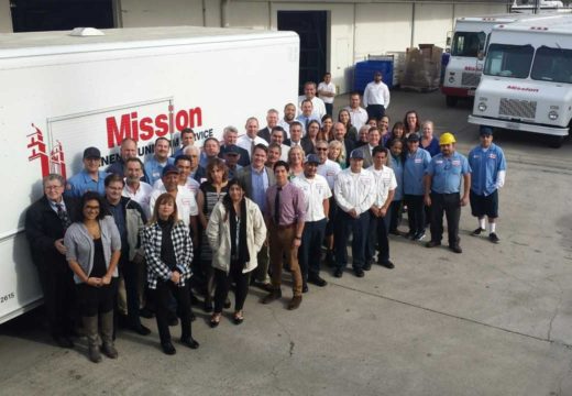 Mission Linen Supply receives Water Hero Award
