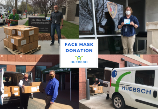 Huebsch Services Donates 8,000 Masks