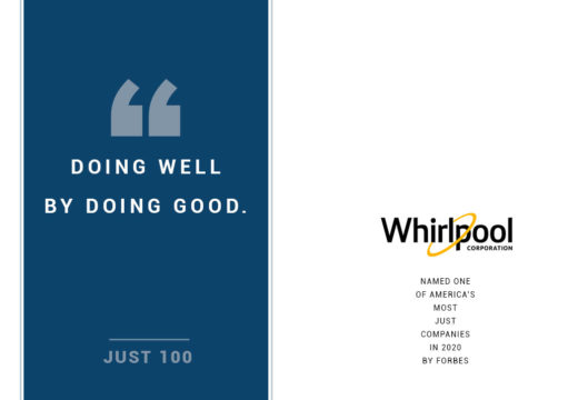 Whirlpool Named to Just 100: Companies Doing Right by America
