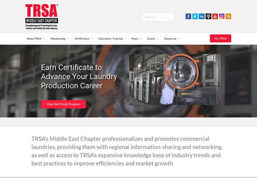 TRSA Middle East Chapter Premieres Website