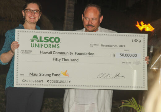 Alsco Uniforms Donates to the Maui Strong Fund