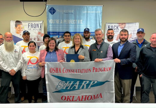 Superior Linen Earns OSHA SHARP Award